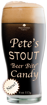 Pete's Stout Beer Bite Candy